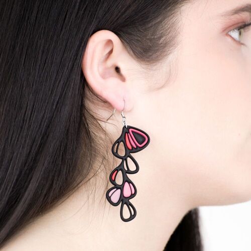 Boucles d'oreilles Dhalia Rose