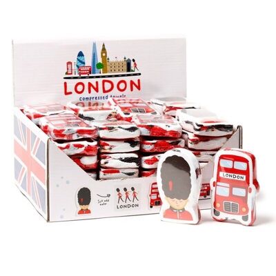 London Icons Compressed Travel Towel