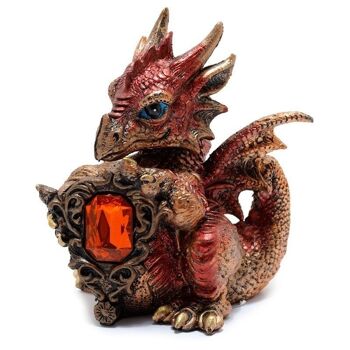 Dragon protecteur des pierres précieuses des éléments 4