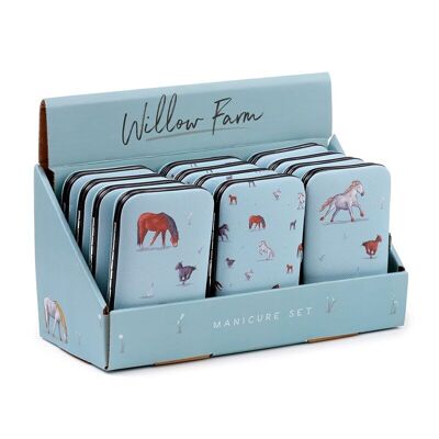Willow Farm Horses 5 Piece Manicure Set