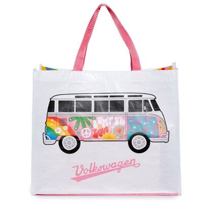 Bolsa de la compra reutilizable Volkswagen VW T1 Camper Bus Summer RPET