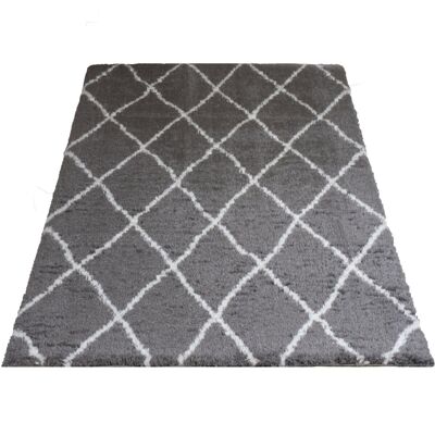 Vloerkleed Jeffie Gris 160 x 230 cm