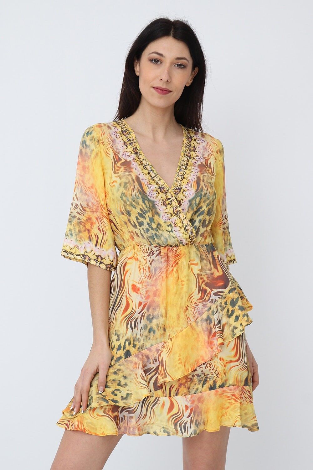 Abito corto stampato - 5115