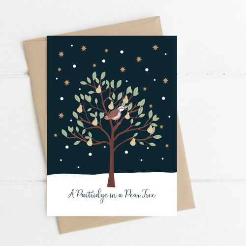 A Partridge in a Pear Tree Christmas card