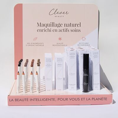 NEW - EYE BEAUTY PACK - Natural and Vegan mascaras and eye pencils - CLEVER BEAUTY