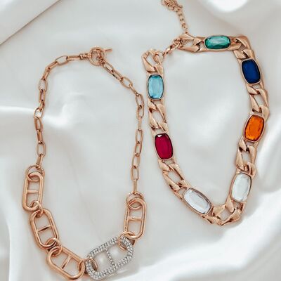 Chunky chain necklaces