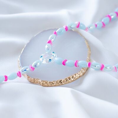 Ciel crystal lariat necklace