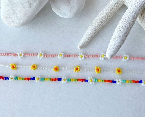 Daisy summer anklets