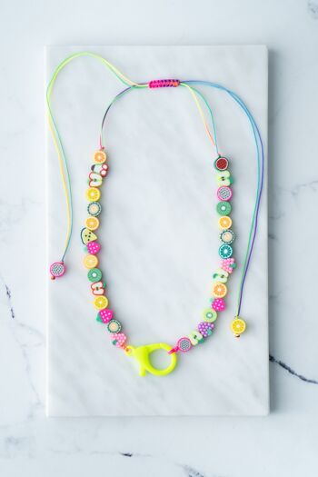 Collier de fruits avec cadenas 2