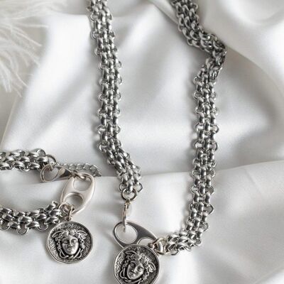 Medusa statement necklace