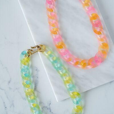 Ombre chunky chain