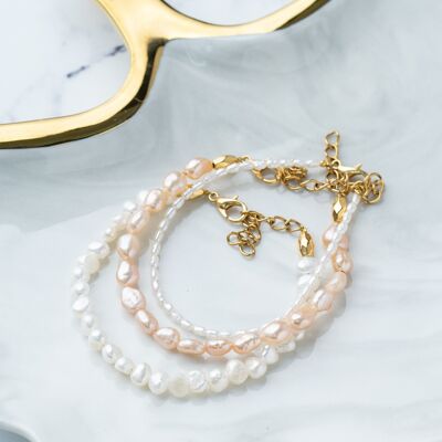 Pearl anklets