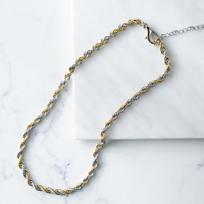 Rope style chain necklace