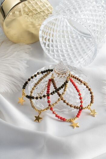 Bracelets en perles étoiles 1