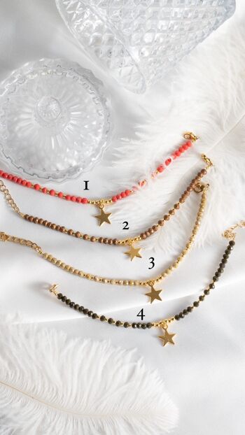Bracelets en perles étoiles 2