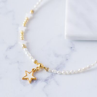 Star pearl necklace