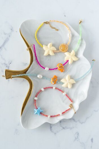 Bracelets de cheville étoile de mer 1