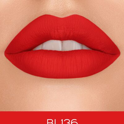 Lang anhaltender feuchtigkeitsspendender Lippenstift 136