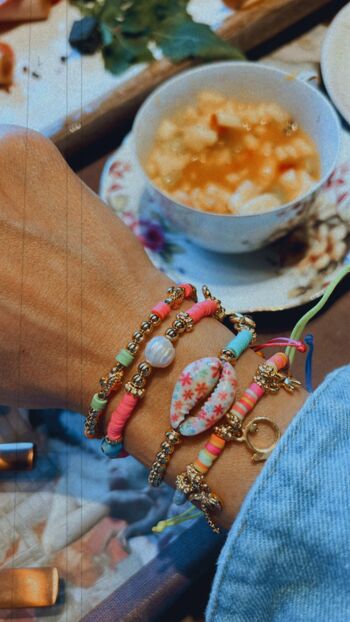 Bracelets colorés de bonheur d'été 4