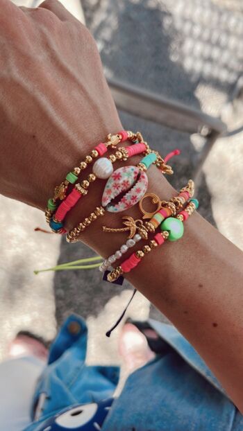 Bracelets colorés de bonheur d'été 3