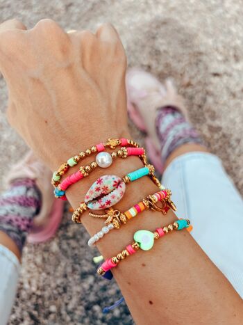 Bracelets colorés de bonheur d'été 6