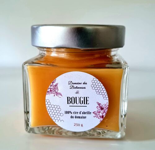 Bougie pure cire d'abeille