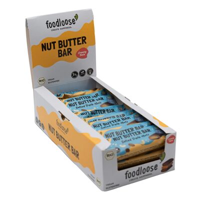 Organic Nut Butter Bar Salted Triple Nuts