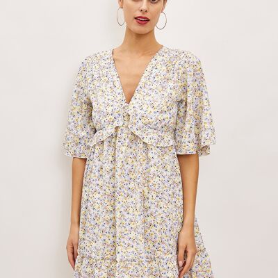 Robe à imprimé fleurs - 2671