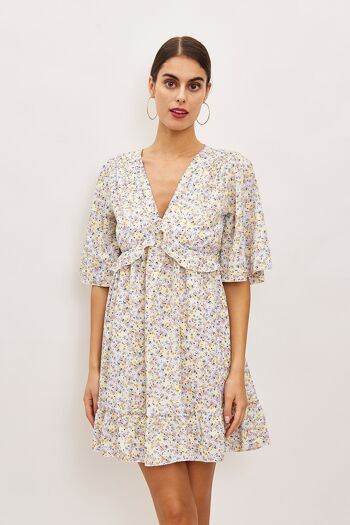 Robe à imprimé fleurs - 2671 1