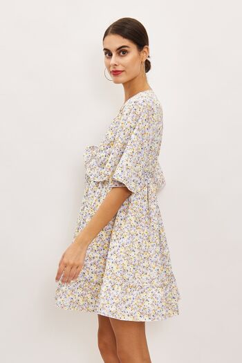 Robe à imprimé fleurs - 2671 2