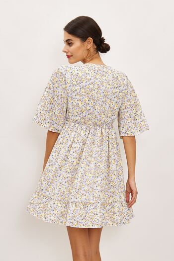 Robe à imprimé fleurs - 2671 3