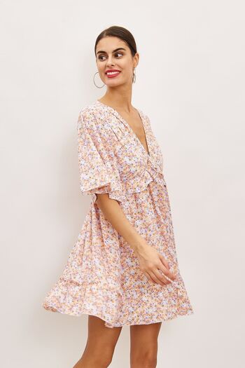 Robe à imprimé fleurs - 2671 6