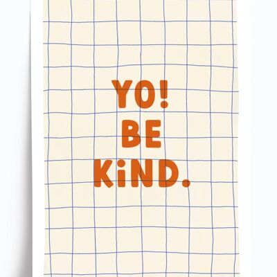 Yo poster - format 42x29.7cm