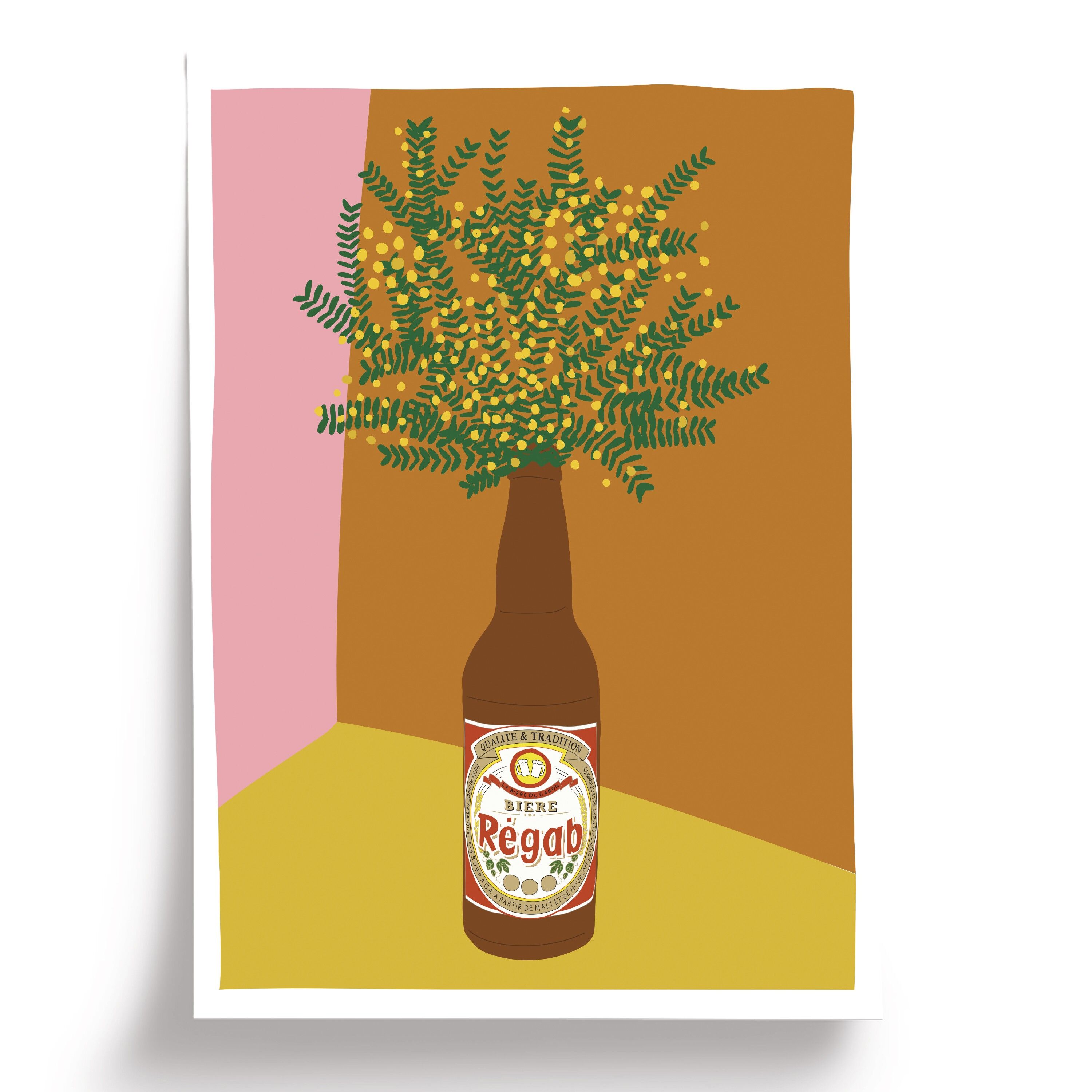 Illustriertes Régab-Poster – A3-Format 42 x 29,7 cm