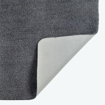 Tapis de toilette antidérapant en microfibre à poils profonds 10