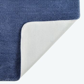 Tapis de toilette antidérapant en microfibre à poils profonds 17