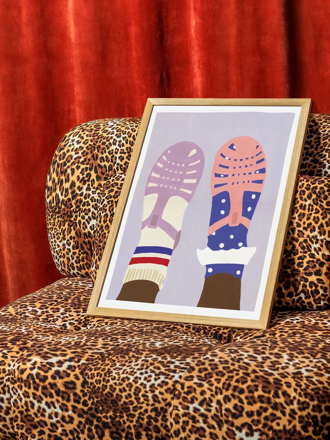 Art Print 30x40 cm – MEDUSES FOREVER – Illustration colorée