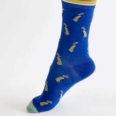 Keane Golf Bamboo Socks - Dark Blue