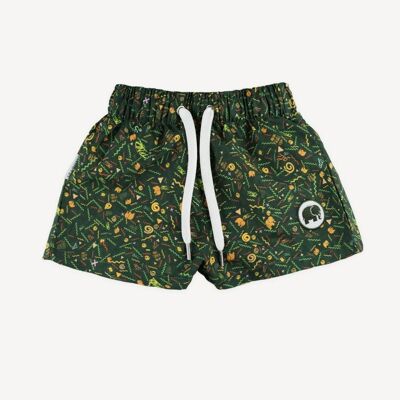 Dogtown SEAQUAL®YARN Kid's Swim Trunks Green