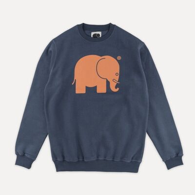 Organic Classic Sweater Trendsplant Blue