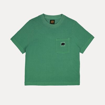 Women's Garceta Pigment Dyed T-Shirt Pebrella Green