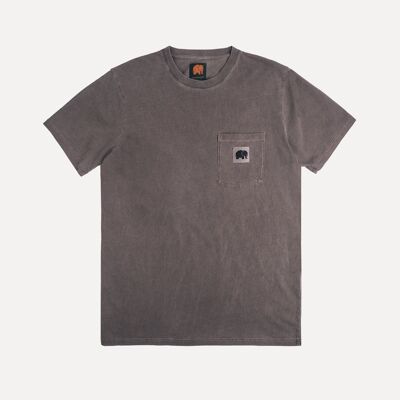 Garza Pigment Dyed T-Shirt Poplar Brown