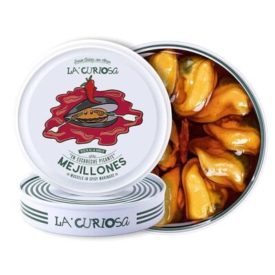 Spicy pickled mussels, La Curiosa