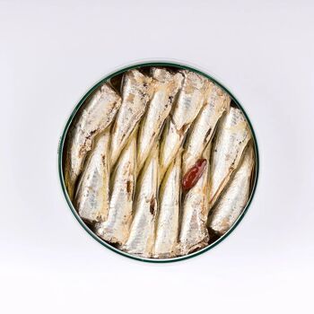 Sardines 10/14 unités à l'huile d'olive épicée, La Curiosa 2