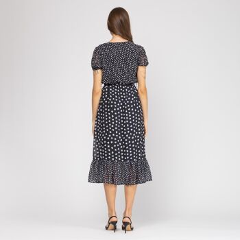 Robe midi avec taille élastique 4