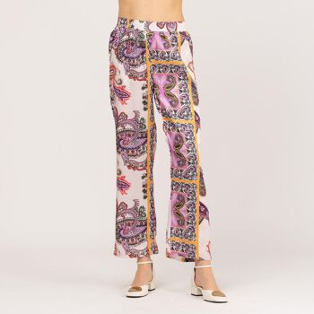 Pantalon droit taille haute 2