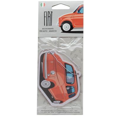 Ambientador Retro Rojo Fiat 500 Perfumado Naranja