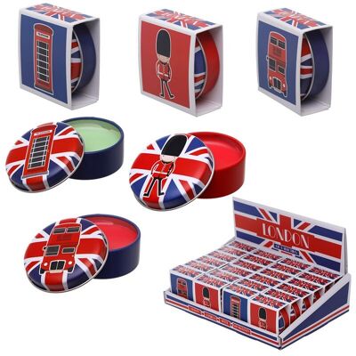 London Souvenir Lip Balm in a Tin