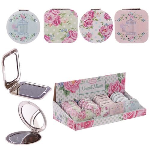 Laura Bell Chintz Compact Mirror