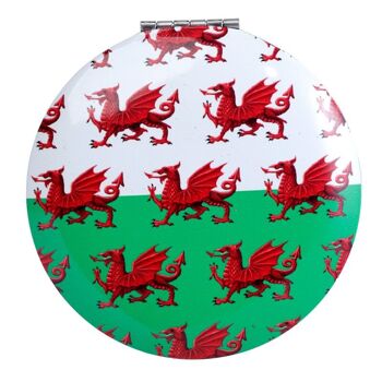 Miroir compact Wales Welsh Dragon Cymru 3